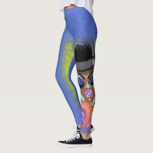 Leggings Guêtres vivantes de couleur