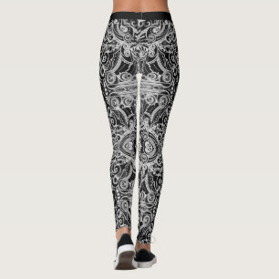 LEGGINGS GUÊTRES VIVANTES DE POSTURE ACCROUPIE DE RIRE