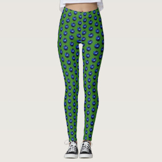 Leggings Guêtres vives de myrtille