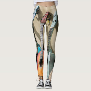Leggings Guitare acoustique incroyable