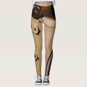 Leggings Guitare acoustique mignonne