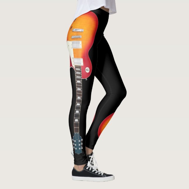 LEGGINGS GUITARE ÉLECTRIQUE SUNBURST INVERSÉE (Droite)