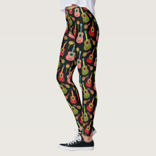Leggings Guitars Maracas Cinquième Jour de Mai Amateur de M