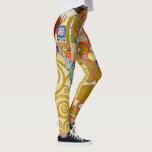 Leggings Gustav Klimt Exécution Nouveau Couple<br><div class="desc">Gustav Klimt,  Fulfillment 1910-1911 Couple Art Nouveau avec la signature de Klimt design tourbillonnant et belle peinture or.</div>