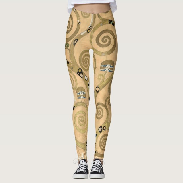Leggings Gustav Klimt - L'Arbre de Vie, La Frieze Stoclet (Devant)
