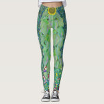 Leggings Gustav Klimt - Le tournesol<br><div class="desc">Le tournesol - Gustav Klimt,  Huile sur toile,  1907</div>