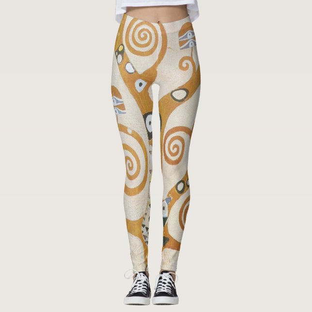 Leggings Gustav Klimt The Tree of Life Art Nouveau (Devant)