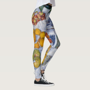 Leggings Gustave Caillebotte - Fruits disposés sur un étala