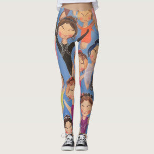 Leggings Gymnastique coloré cadeau motif