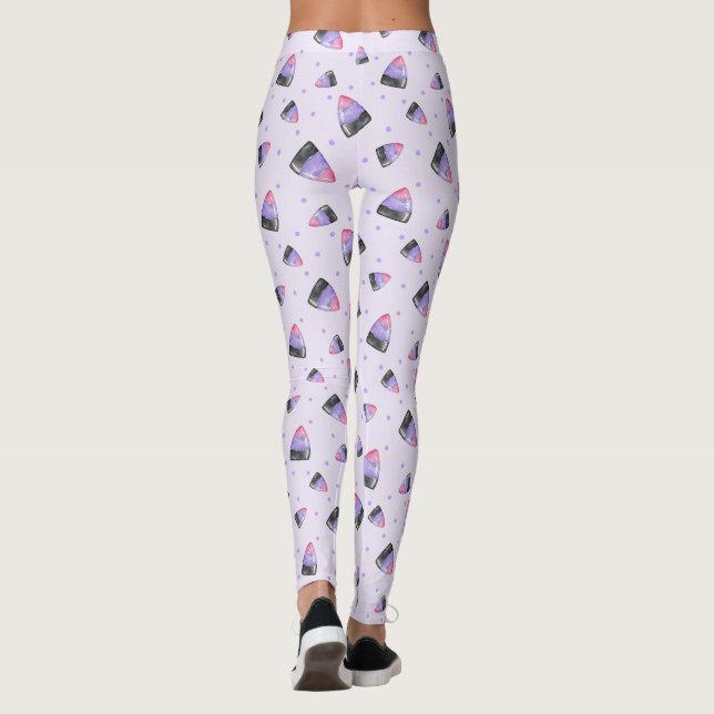 Leggings Halloween blanc blanc blanc blanc cany Corn (Dos)