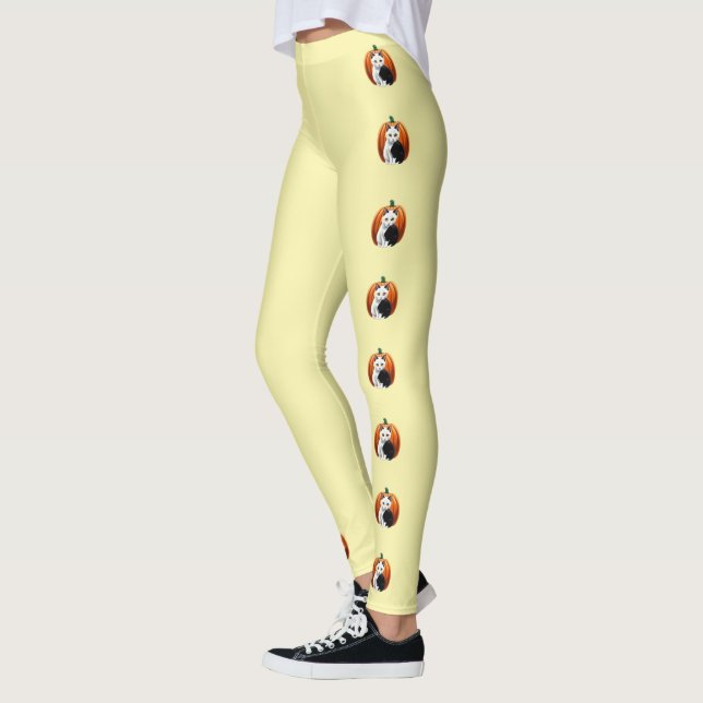 Leggings HALLOWEEN Citrouille Cat SLIMMING ~ (Gauche)