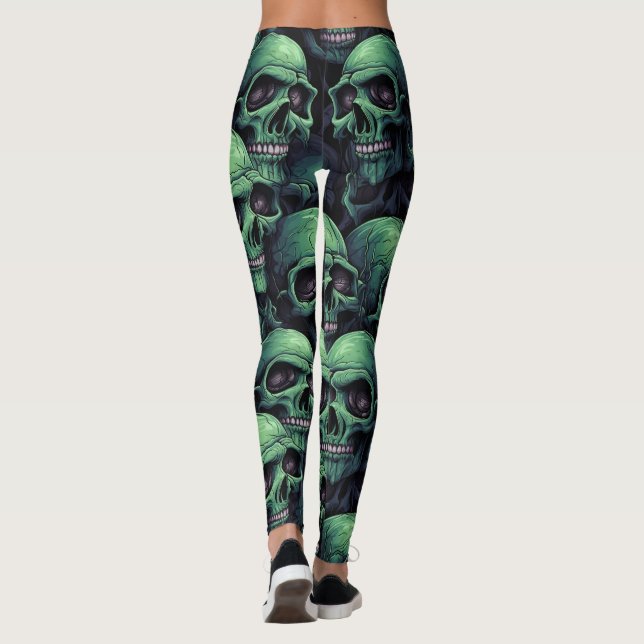 Leggings Halloween d'horreur gothique (Dos)