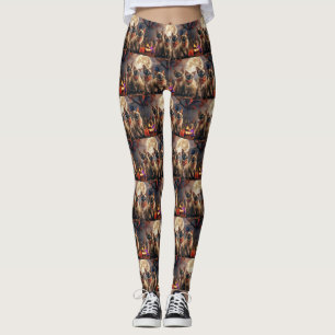 Leggings Halloween Éffrayant de chats de Siamese