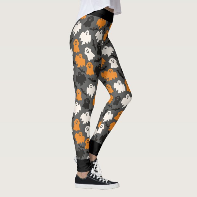 Leggings Halloween fantôme effrayant (Droite)