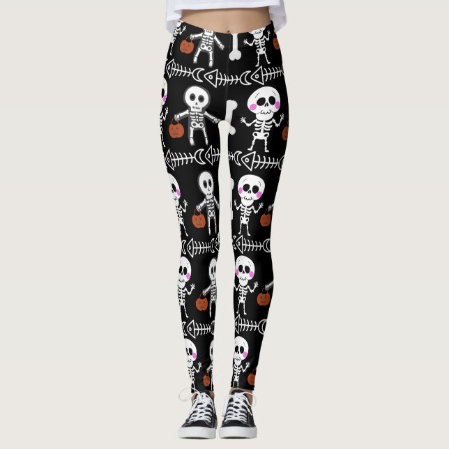 Leggings Halloween Leggings, Halloween Leggages amusants po (Devant)