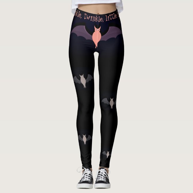 Leggings Halloween Little Bat Twinkle (Devant)