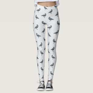Leggings Halloween noir et blanc blanc blanc blanc blanc bl