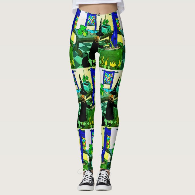Leggings HaLLowEEn par dalDesignNZ (Devant)