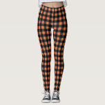 Leggings Halloween Plaid Motif en noir et orange<br><div class="desc">Entrez dans l'esprit éffrayant avec ces leggings plaid d'Halloween en noir et orange classique ! La motif audacieuse allie des couleurs festives à une ambiance branchée et ludique, parfaite pour montrer son style d'Halloween. Que vous soyez habillés pour une soirée costumée ou que vous vouliez juste ajouter une touche amusante...</div>