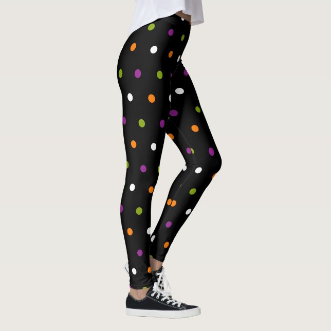 Leggings Halloween pointille des guêtres (Droite)