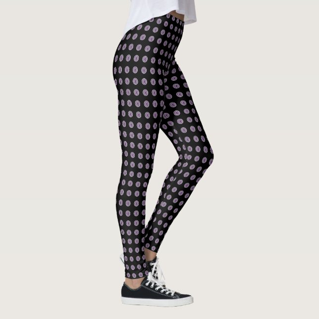 Leggings Halloween Polka Dot Eyes (Droite)