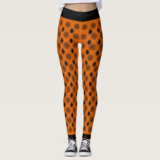 Leggings Halloween Spiderweb (Devant)