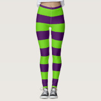 Halloween vert et mauve, cuisse de jambe