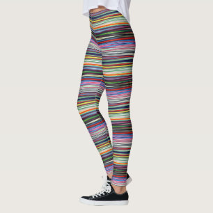 Leggings HAMbyWG - guêtres - rayures mélangées de gradie