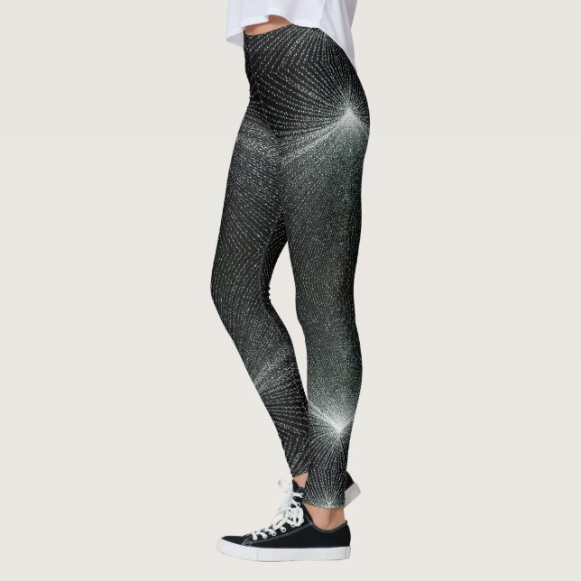 Leggings HAMbyWG - Légendes de la composition - Spray noir  (Gauche)