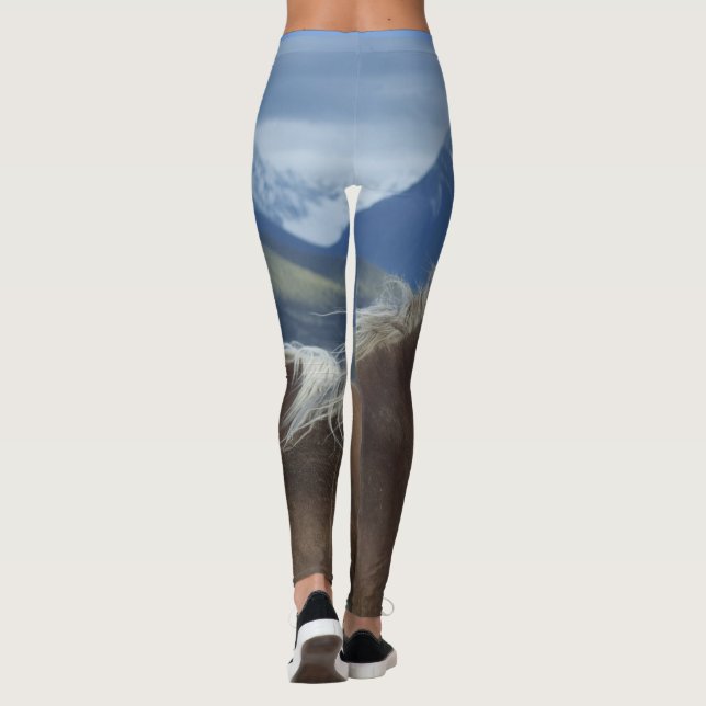 Leggings Hameaux et montagnes (Dos)