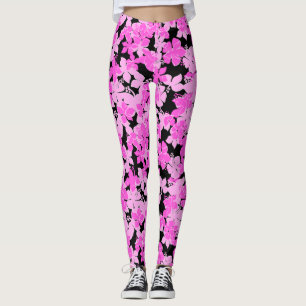 Leggings Hanalei Hawaii Hibiscus Camo Floral