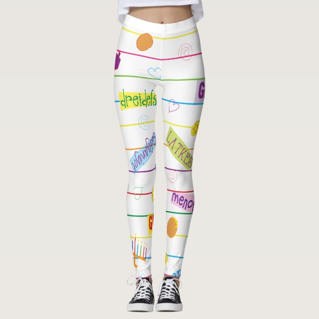 Leggings Hanoukka Design (Devant)