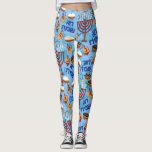 Leggings Hanukiahs, Menorahs et Motif de bougies<br><div class="desc">Vous pouvez porter vos hanukiahs, Menorahs, et bougies Motif leggings encore et encore et ils ne perdront pas leur forme. Soyez à l'aise et soyez cool avec votre propre paire unique de leggings!</div>
