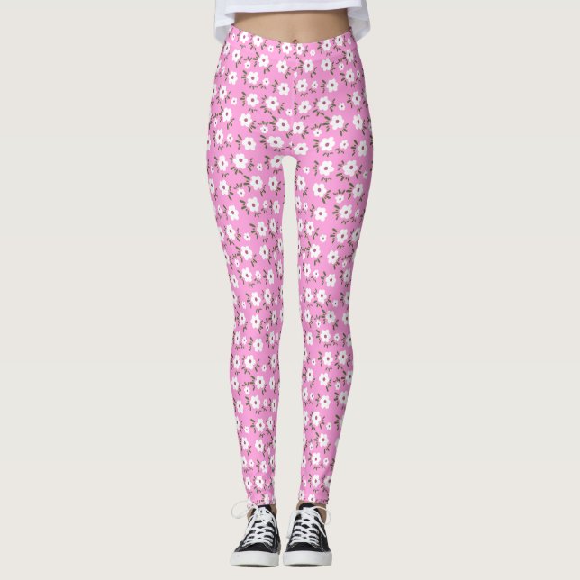 Leggings Happy Flowers (Devant)
