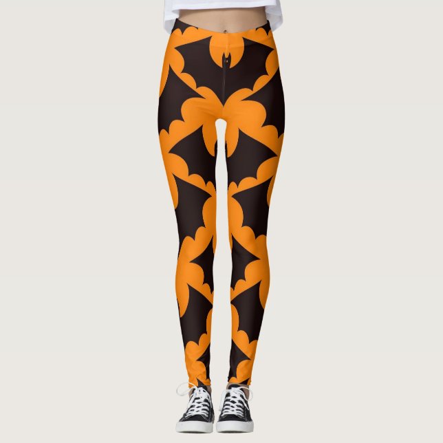 Leggings Happy Halloween Éffrayant Cute & Festive Halloween (Devant)