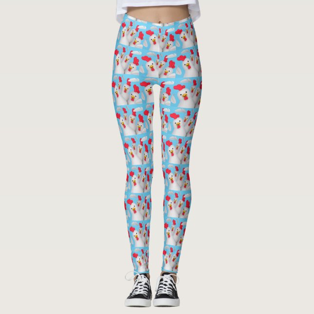 Leggings Happy hen (Devant)