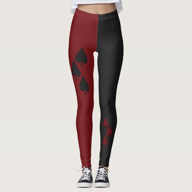 Leggings Harlequin des pelles (Devant)