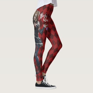Leggings Harley Quinn avec les matrices brouillées