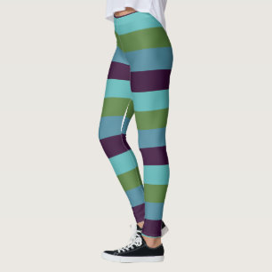 Leggings Harmonie côtière rayée