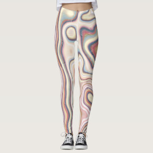Leggings Harmonie de marbre pastel