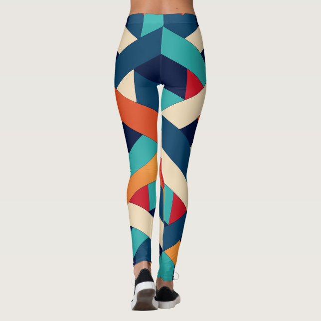 Leggings Harmonie géométrique (Dos)