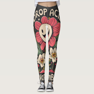 Leggings Harmonie psychédélique : L'amour au-delà des front