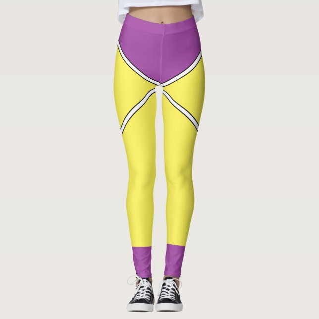 Leggings Haut pourpre (Devant)