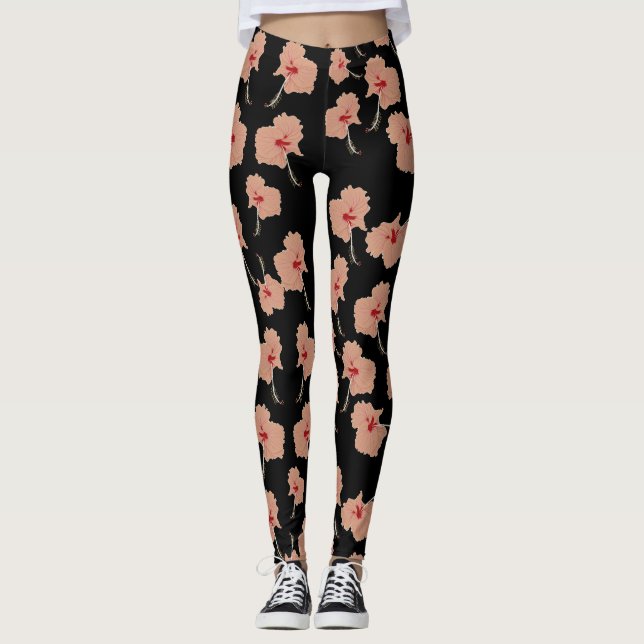 Leggings Hawaï Flowers (Devant)