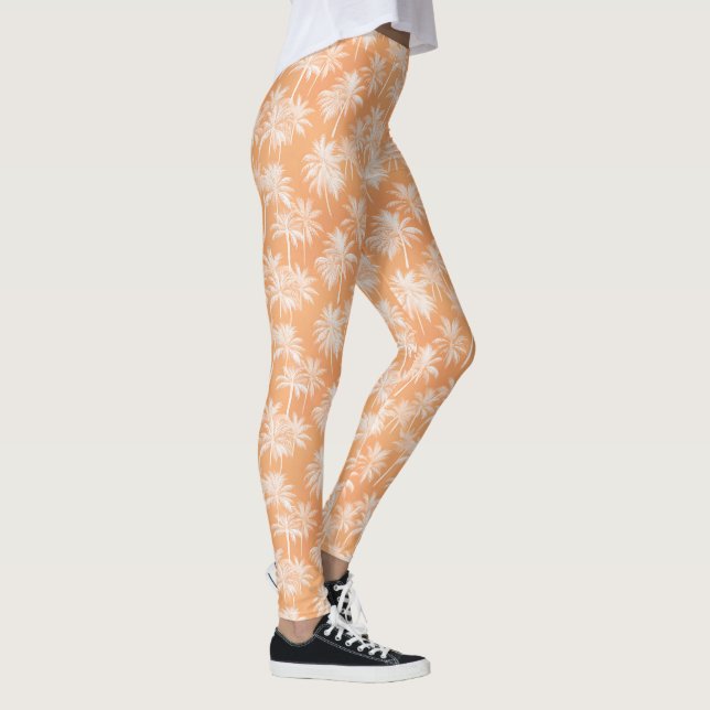 Leggings Hawaiian Palm Tree Silhouette Motif Tacao ID1093 (Droite)