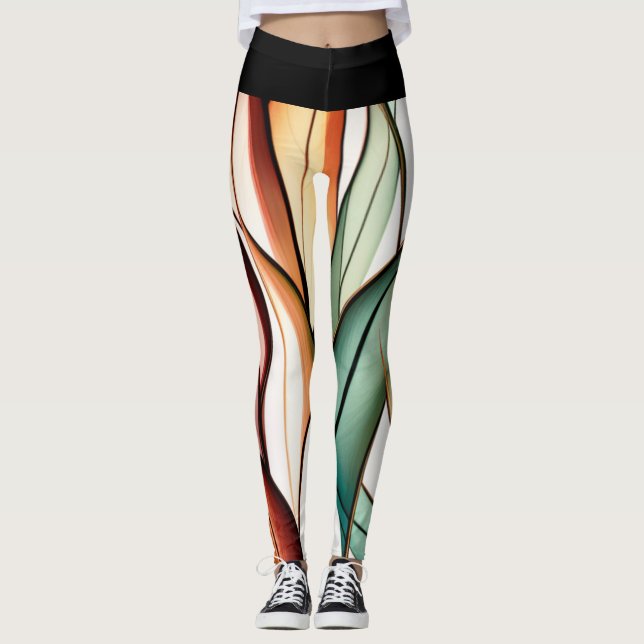 Leggings Herbe aux vitraux (Devant)