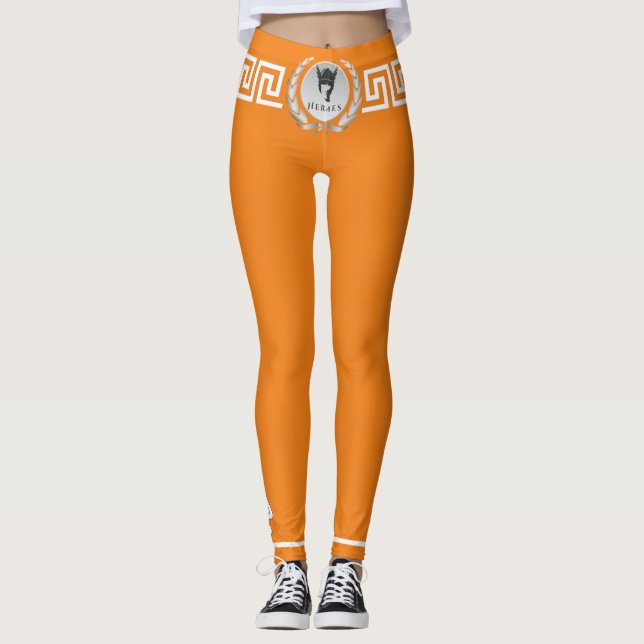 Leggings Hermès, Lauriers, Grecque, Ailes d'Hermès Designer (Devant)