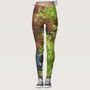Leggings Hêtre vert et cuivre Legs