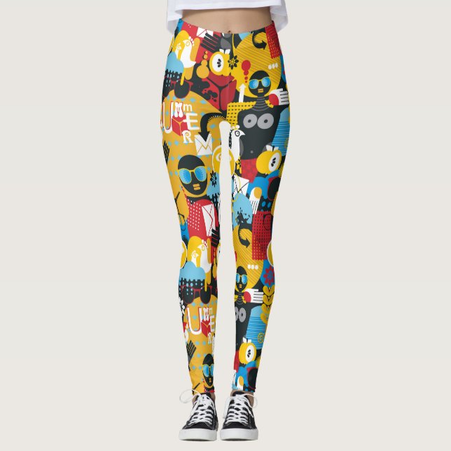 Leggings Heure d'été (Devant)