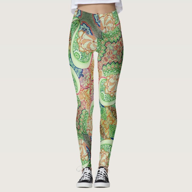 Leggings Heure du printemps (Devant)